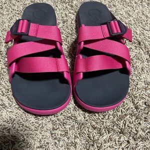 CHACO Women's 12- Pink  comfort slide sandals sports shoes outdoor Gorpcore NEW